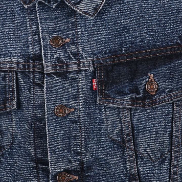 90'S Levi's 70598-4865 Chemical Wash Denim Jacket, Men's Size L, Vintage unclear blue type Vintage Second Hand