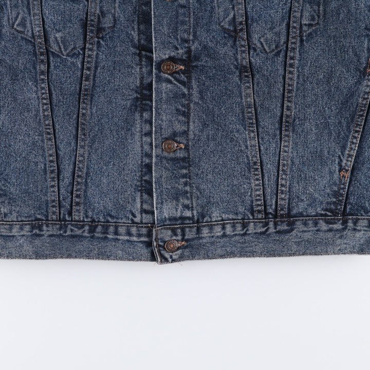 90'S Levi's 70598-4865 Chemical Wash Denim Jacket, Men's Size L, Vintage unclear blue type Vintage Second Hand