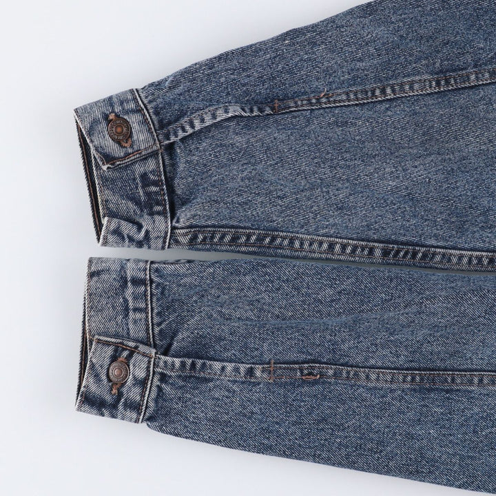 90'S Levi's 70598-4865 Chemical Wash Denim Jacket, Men's Size L, Vintage unclear blue type Vintage Second Hand