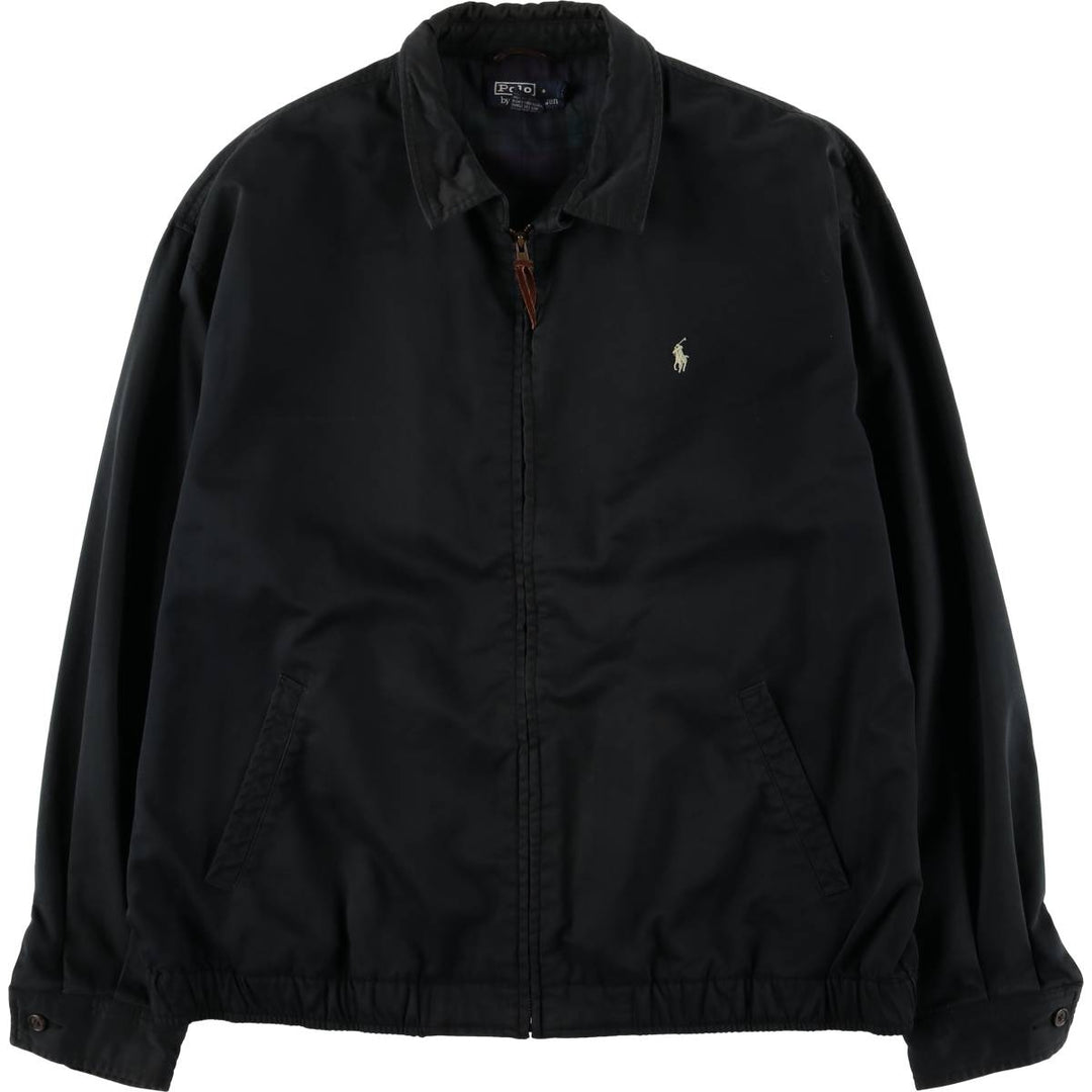 Ralph Lauren POLO by Ralph Lauren Swing Top Sports Jacket Men's XL cotton black type Vintage Second Hand