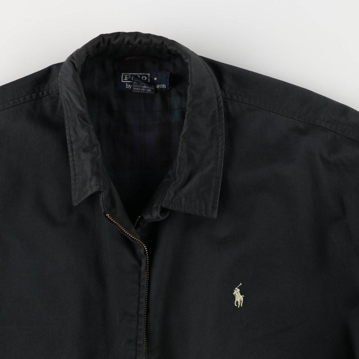 Ralph Lauren POLO by Ralph Lauren Swing Top Sports Jacket Men's XL cotton black type Vintage Second Hand