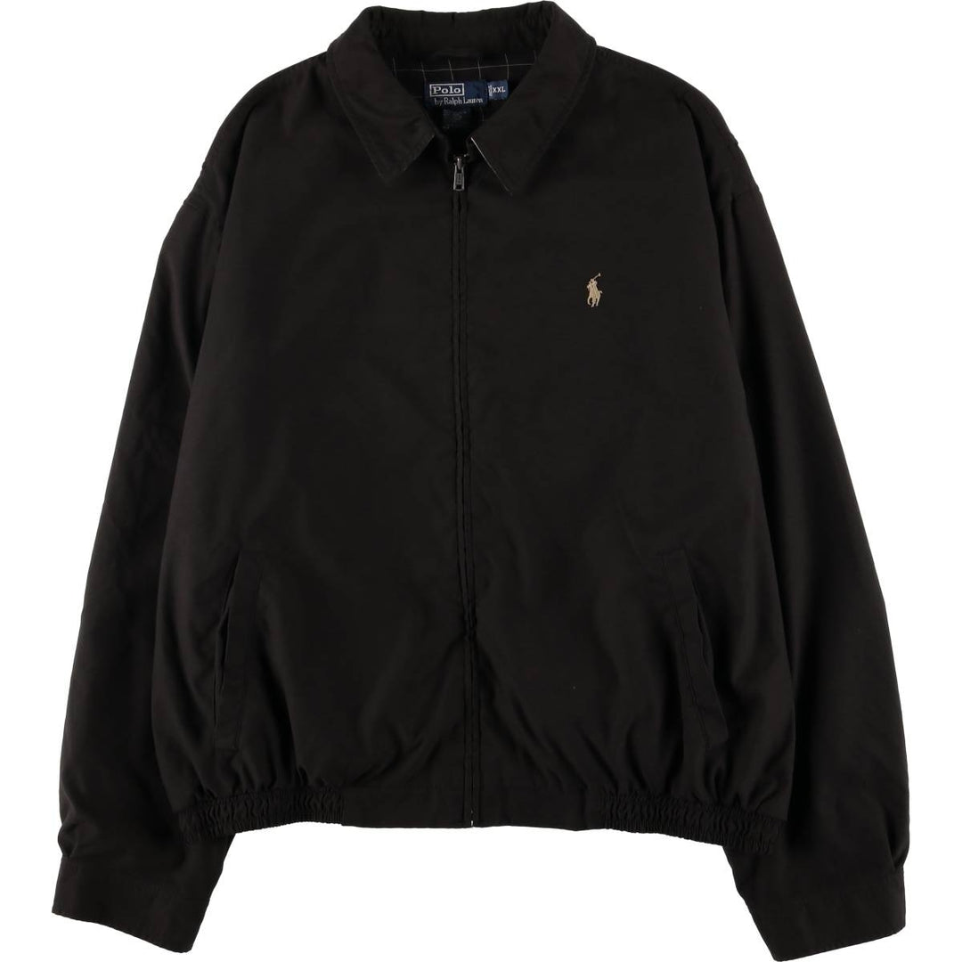 Ralph Lauren POLO by Ralph Lauren Swing Top Sports Jacket Men's XXL polyester black type Vintage Second Hand