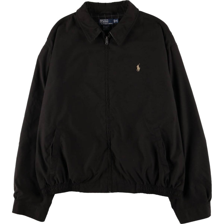Ralph Lauren POLO by Ralph Lauren Swing Top Sports Jacket Men's XXL polyester black type Vintage Second Hand