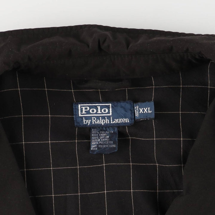 Ralph Lauren POLO by Ralph Lauren Swing Top Sports Jacket Men's XXL polyester black type Vintage Second Hand