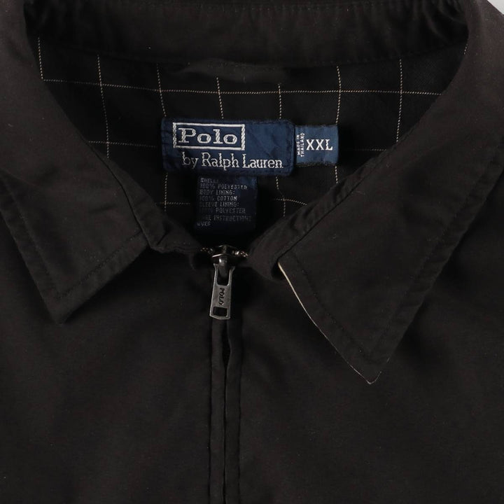 Ralph Lauren POLO by Ralph Lauren Swing Top Sports Jacket Men's XXL polyester black type Vintage Second Hand