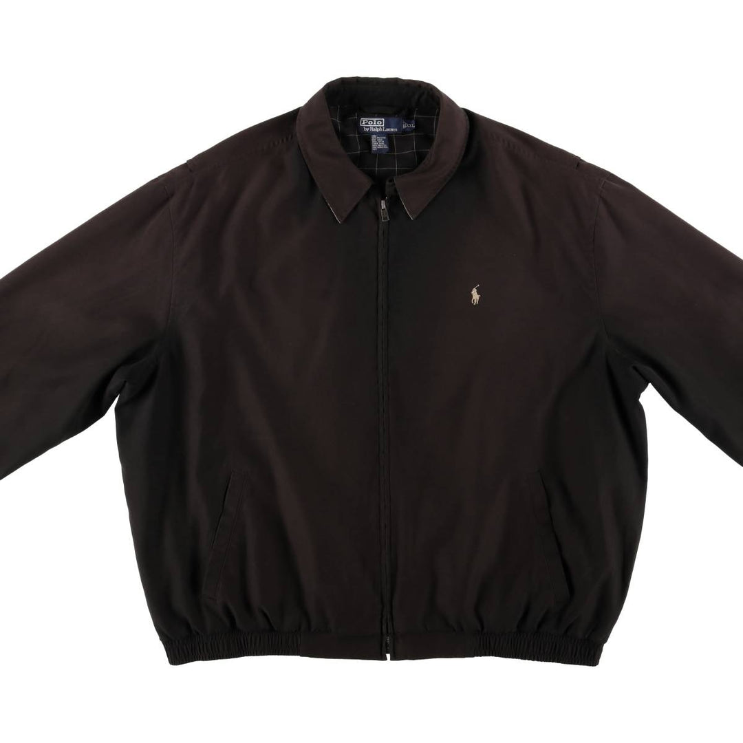 Ralph Lauren POLO by Ralph Lauren Swing Top Sports Jacket Men's XXL polyester black type Vintage Second Hand