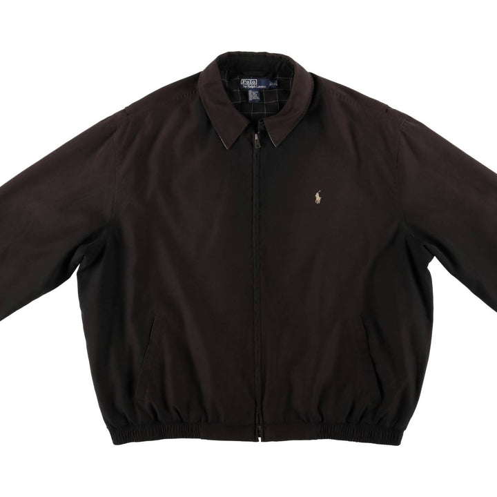 Ralph Lauren POLO by Ralph Lauren Swing Top Sports Jacket Men's XXL polyester black type Vintage Second Hand