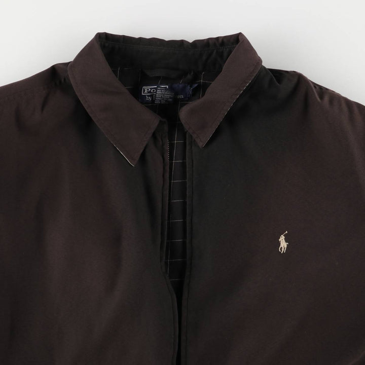 Ralph Lauren POLO by Ralph Lauren Swing Top Sports Jacket Men's XXL polyester black type Vintage Second Hand