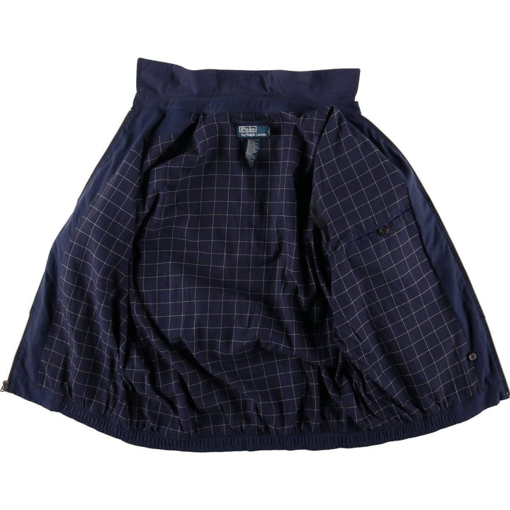 Ralph Lauren POLO by Ralph Lauren Swing Top Sports Jacket Men's M polyester navy blue type Vintage Second Hand