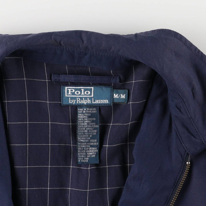 Ralph Lauren POLO by Ralph Lauren Swing Top Sports Jacket Men's M polyester navy blue type Vintage Second Hand