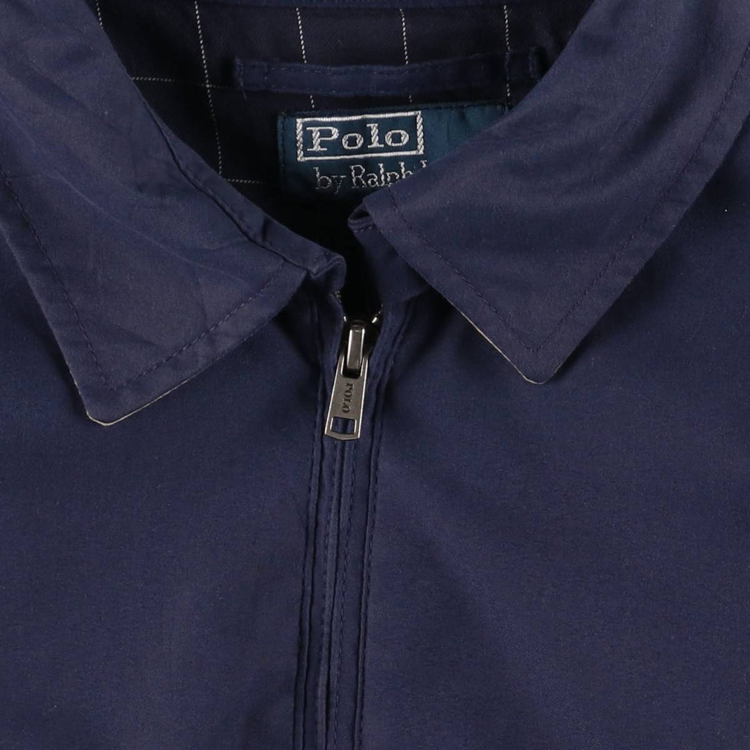 Ralph Lauren POLO by Ralph Lauren Swing Top Sports Jacket Men's M polyester navy blue type Vintage Second Hand