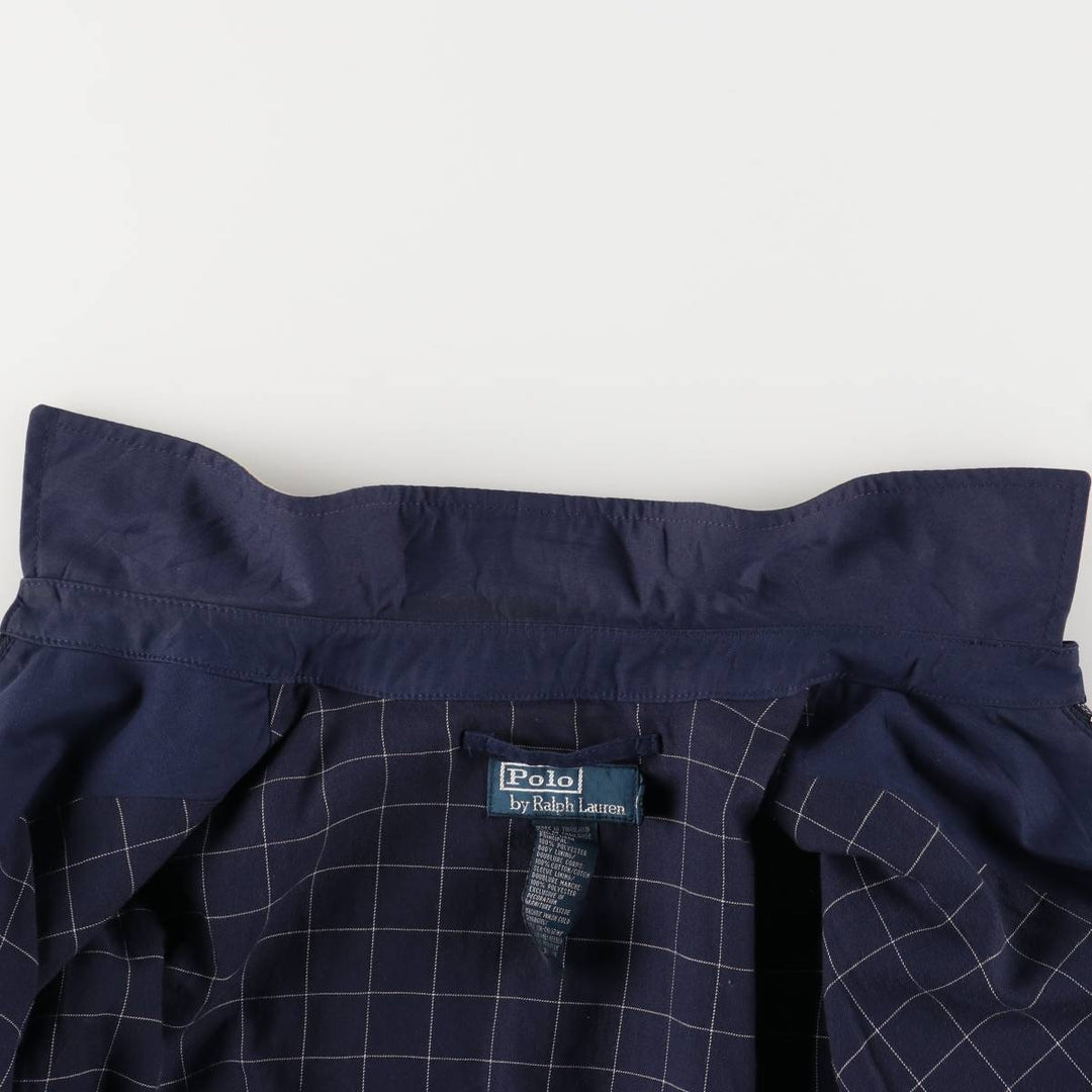 Ralph Lauren POLO by Ralph Lauren Swing Top Sports Jacket Men's M polyester navy blue type Vintage Second Hand