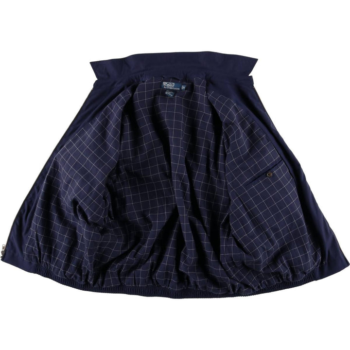 Ralph Lauren POLO by Ralph Lauren Swing Top Sports Jacket Men's XL polyester navy blue type Vintage Second Hand