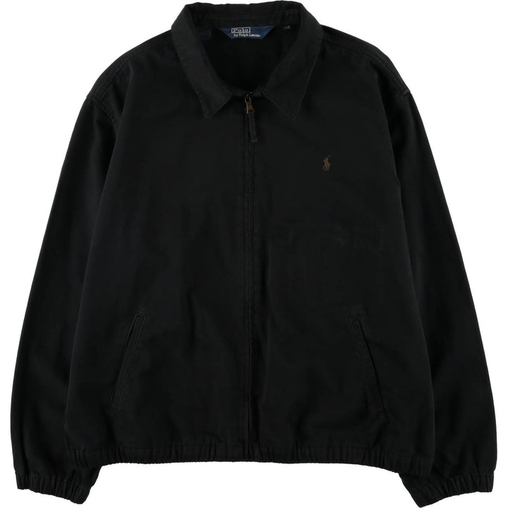 Ralph Lauren POLO by Ralph Lauren Swing Top Sports Jacket Men's XXL cotton black type Vintage Second Hand