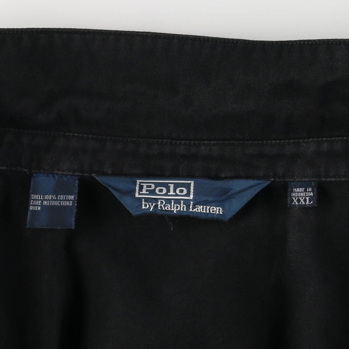 Ralph Lauren POLO by Ralph Lauren Swing Top Sports Jacket Men's XXL cotton black type Vintage Second Hand