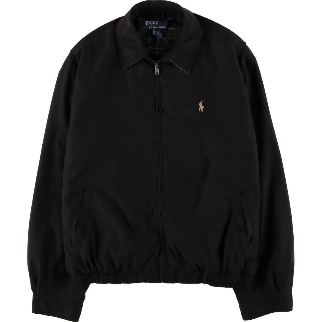 Ralph Lauren POLO by Ralph Lauren Swing Top Sports Jacket Men's M polyester black type Vintage Second Hand