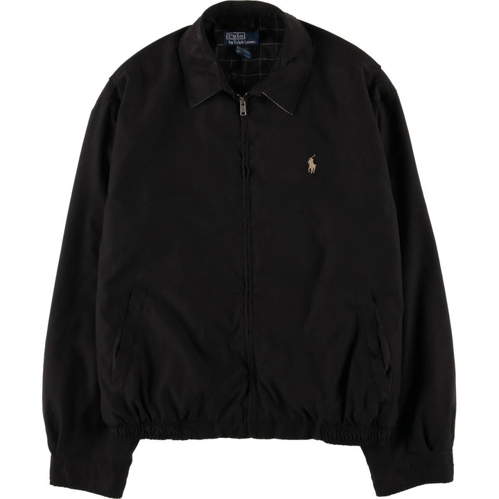 Ralph Lauren POLO by Ralph Lauren Swing Top Sports Jacket Men's M polyester black type Vintage Second Hand