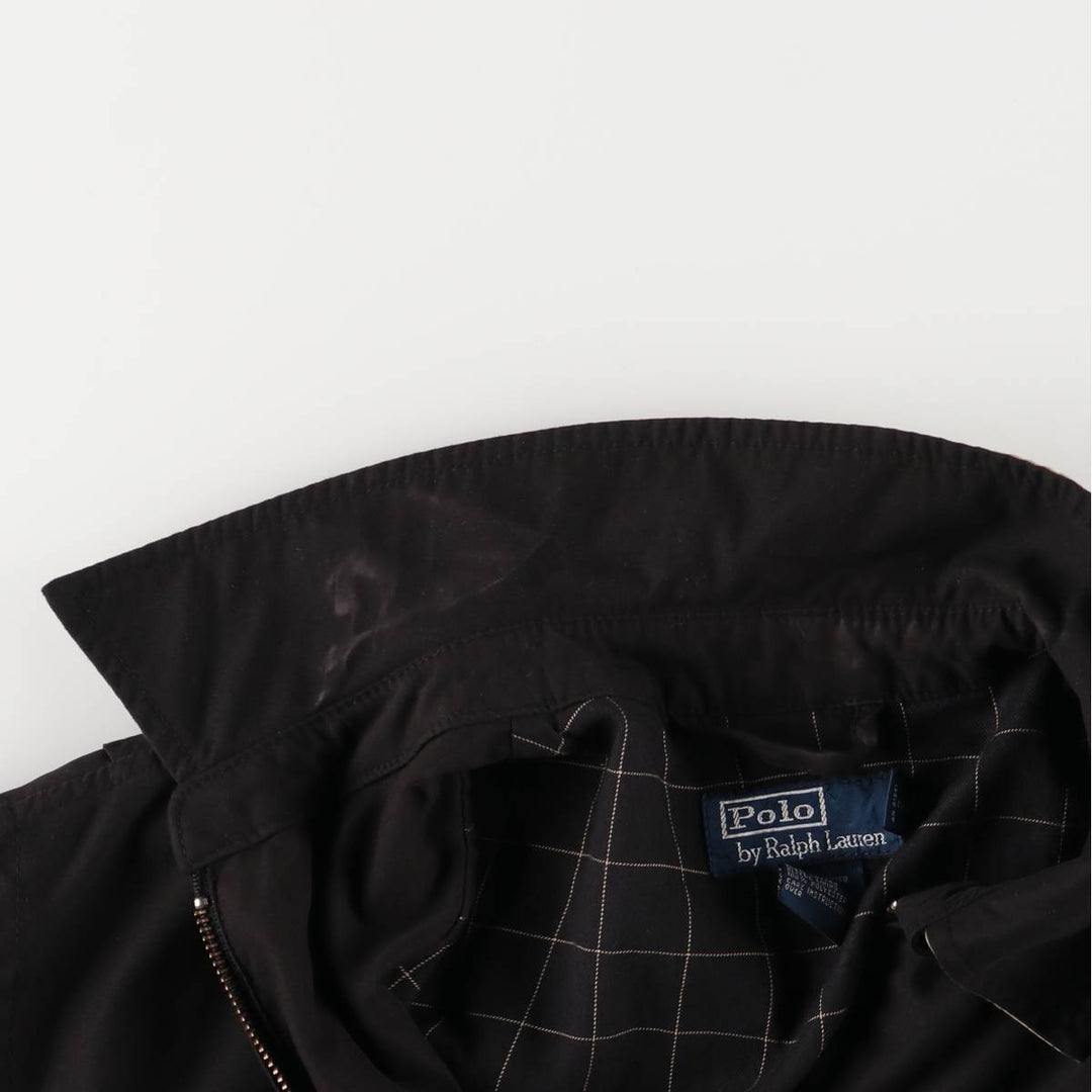 Ralph Lauren POLO by Ralph Lauren Swing Top Sports Jacket Men's M polyester black type Vintage Second Hand