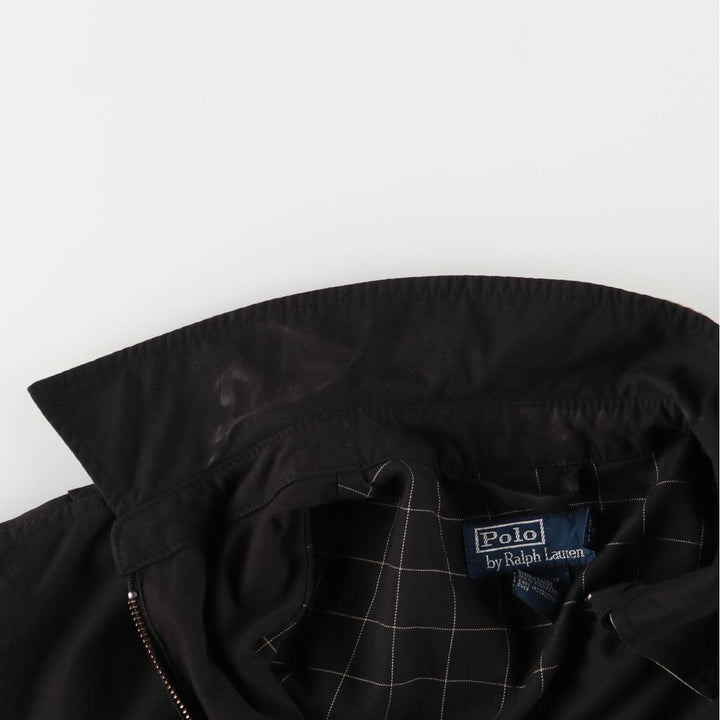 Ralph Lauren POLO by Ralph Lauren Swing Top Sports Jacket Men's M polyester black type Vintage Second Hand