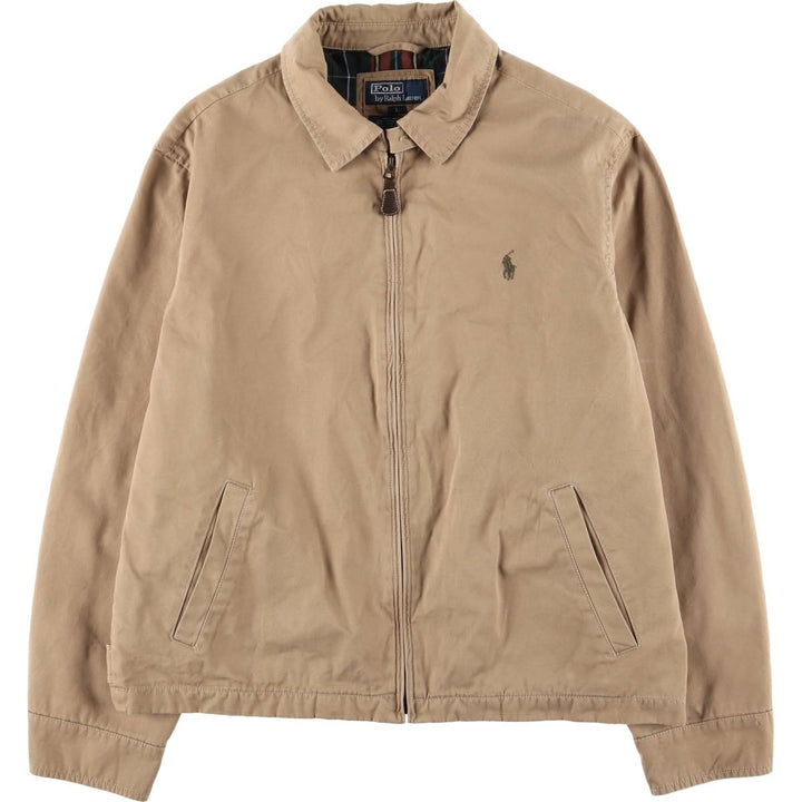 Ralph Lauren POLO by Ralph Lauren Swing Top Sports Jacket Men's L size cotton Beige type Vintage Second Hand