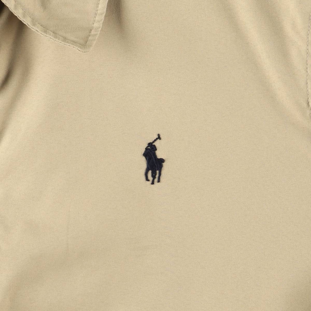 Ralph Lauren POLO RALPH LAUREN Swing Top Sports Jacket Men's L size polyester Beige type Vintage Second Hand