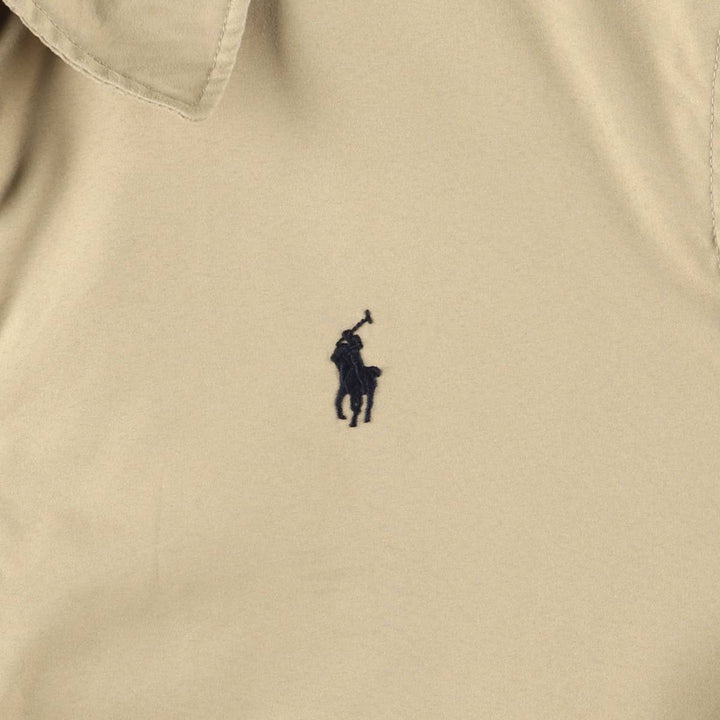 Ralph Lauren POLO RALPH LAUREN Swing Top Sports Jacket Men's L size polyester Beige type Vintage Second Hand