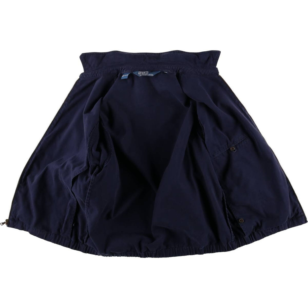 Ralph Lauren POLO by Ralph Lauren Swing Top Sports Jacket Men's M cotton navy blue type Vintage Second Hand