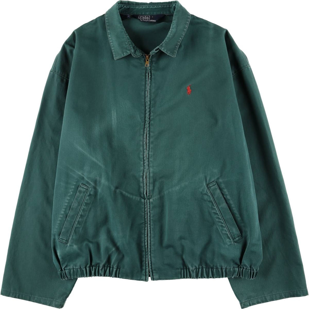 Ralph Lauren POLO by Ralph Lauren Swing Top Sports Jacket Men's XL cotton green type Vintage Second Hand