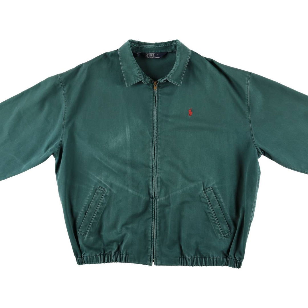 Ralph Lauren POLO by Ralph Lauren Swing Top Sports Jacket Men's XL cotton green type Vintage Second Hand
