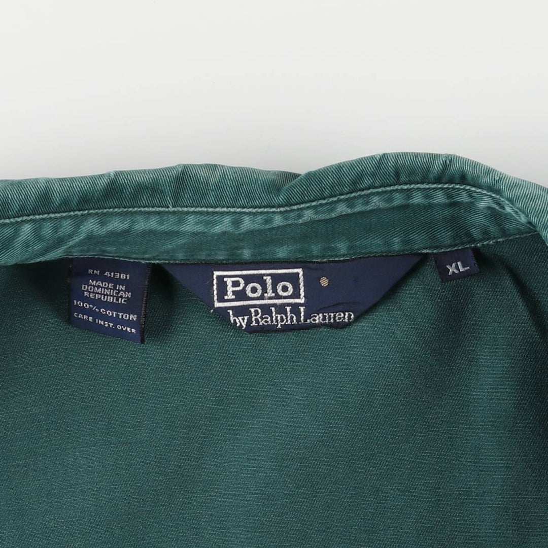 Ralph Lauren POLO by Ralph Lauren Swing Top Sports Jacket Men's XL cotton green type Vintage Second Hand