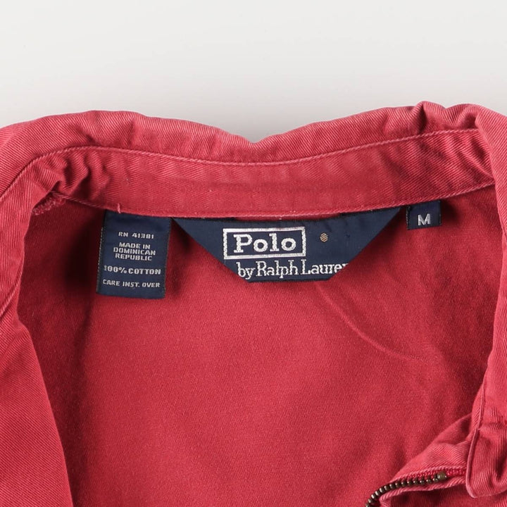 Ralph Lauren POLO by Ralph Lauren Swing Top Sports Jacket Men's M cotton red type Vintage Second Hand