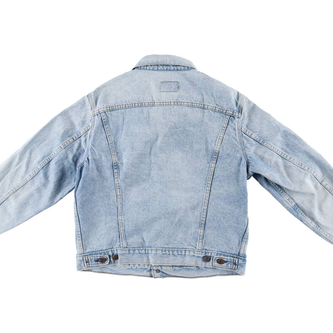 90'S Levi's 70506-0214 denim jacket, denim jacket, made in USA, men's size M, vintage cotton blue type Vintage Second Hand