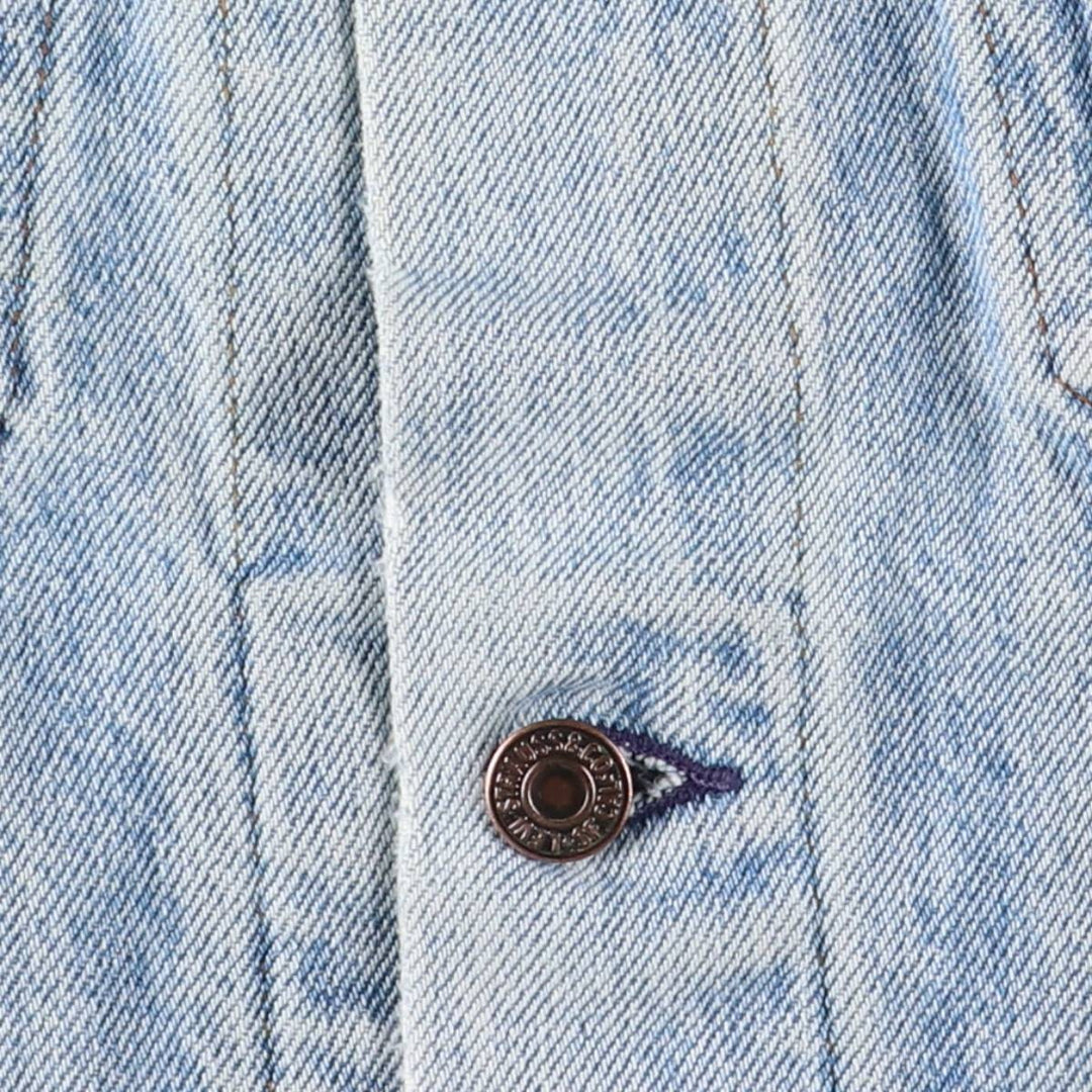 90'S Levi's 70506-0214 denim jacket, denim jacket, made in USA, men's size M, vintage cotton blue type Vintage Second Hand