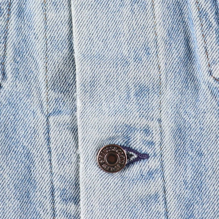 90'S Levi's 70506-0214 denim jacket, denim jacket, made in USA, men's size M, vintage cotton blue type Vintage Second Hand