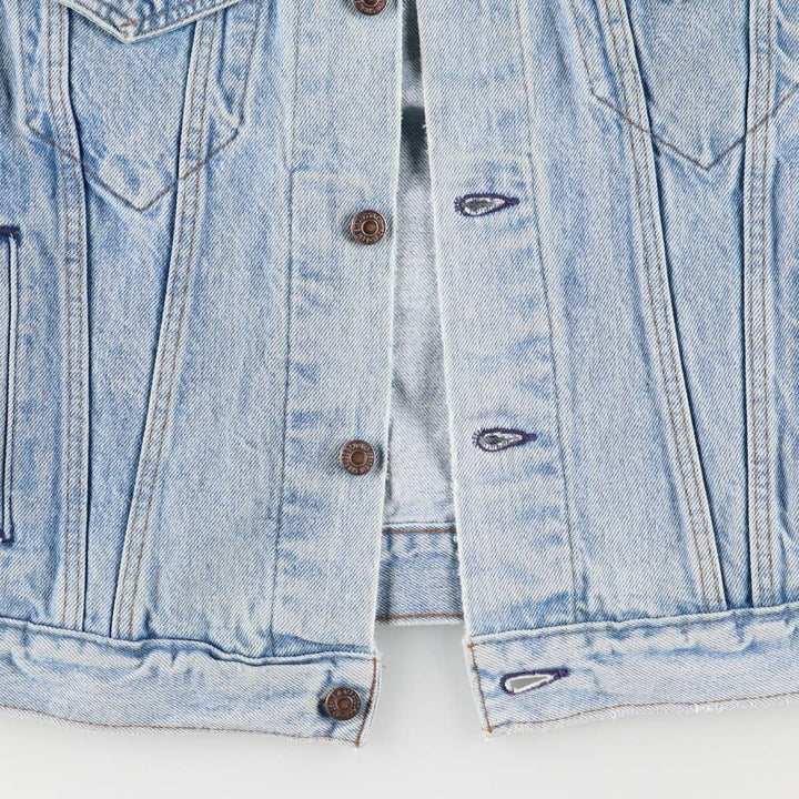 90'S Levi's 70506-0214 denim jacket, denim jacket, made in USA, men's size M, vintage cotton blue type Vintage Second Hand