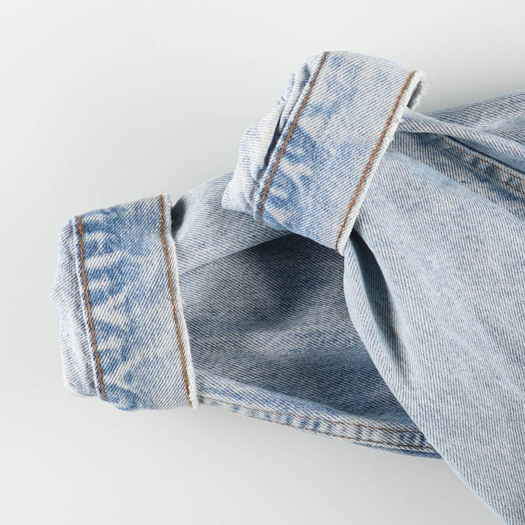 90'S Levi's 70506-0214 denim jacket, denim jacket, made in USA, men's size M, vintage cotton blue type Vintage Second Hand