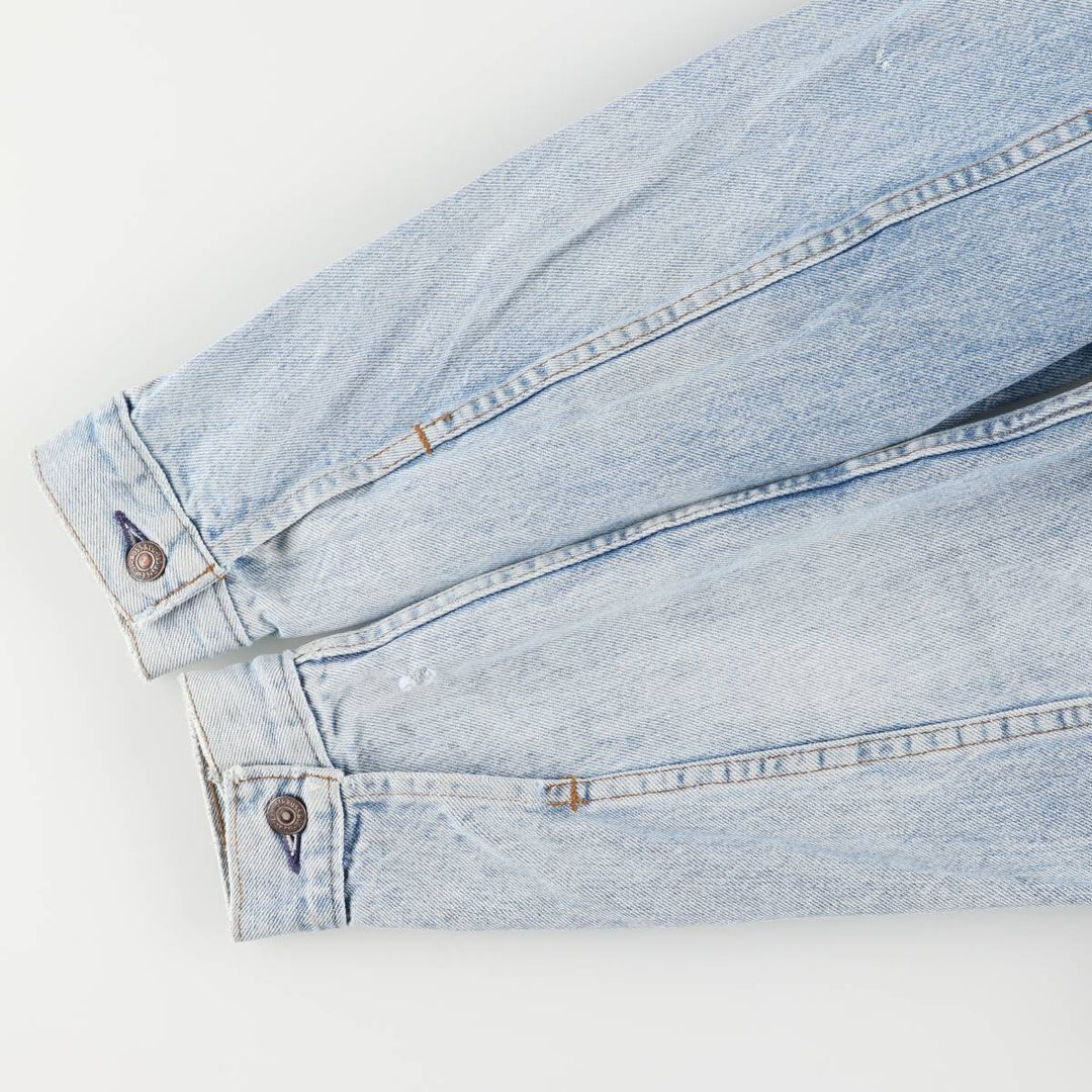 90'S Levi's 70506-0214 denim jacket, denim jacket, made in USA, men's size M, vintage cotton blue type Vintage Second Hand