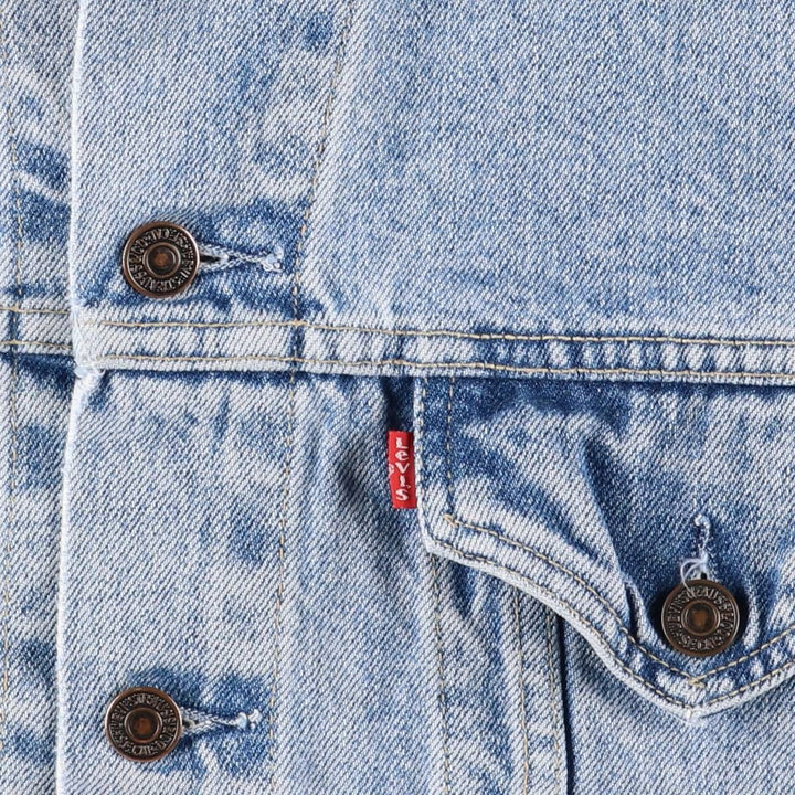Vintage 1990'S Levi's 70503-02 denim jacket, size L, men's size L cotton blue type Vintage Second Hand