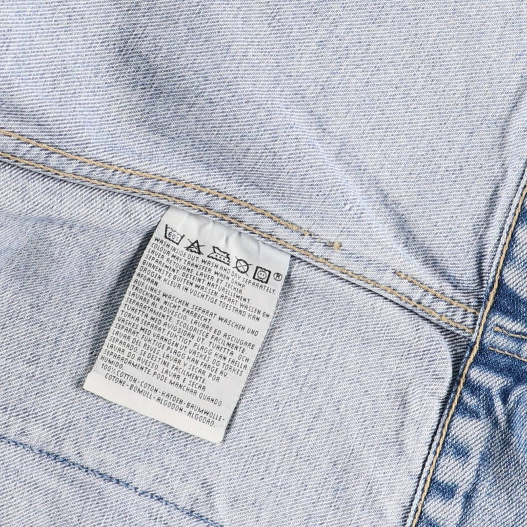 Vintage 1990'S Levi's 70503-02 denim jacket, size L, men's size L cotton blue type Vintage Second Hand