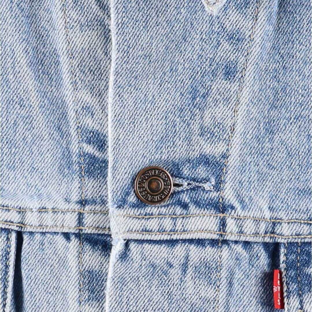 Vintage 1990'S Levi's 70503-02 denim jacket, size L, men's size L cotton blue type Vintage Second Hand