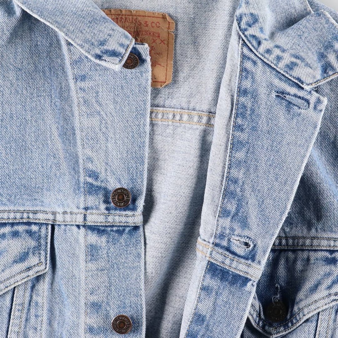 Vintage 1990'S Levi's 70503-02 denim jacket, size L, men's size L cotton blue type Vintage Second Hand