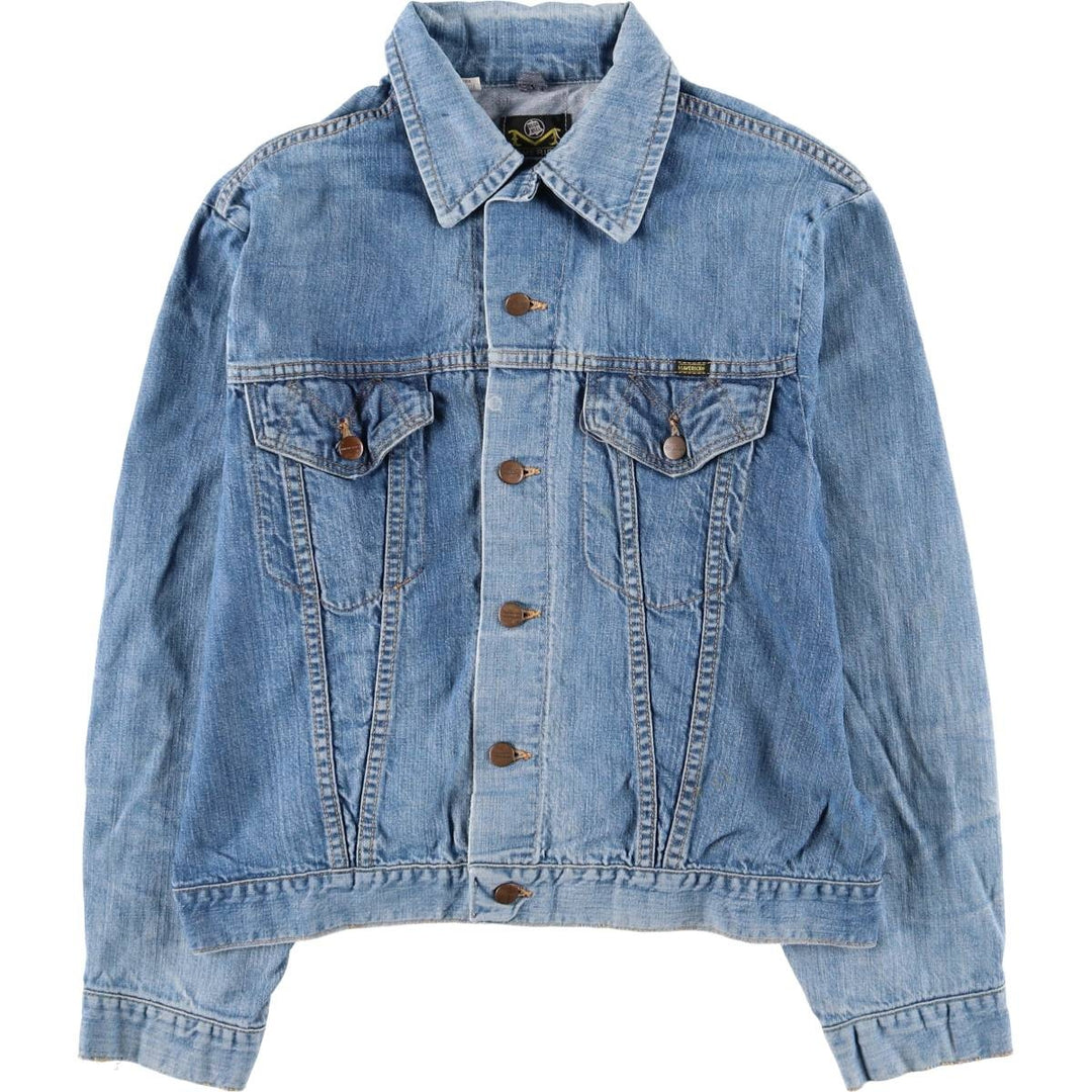Vintage 70s-80'S Maverick Blue Bell denim jacket, Made in USA, Men's size M unclear blue type Vintage Second Hand