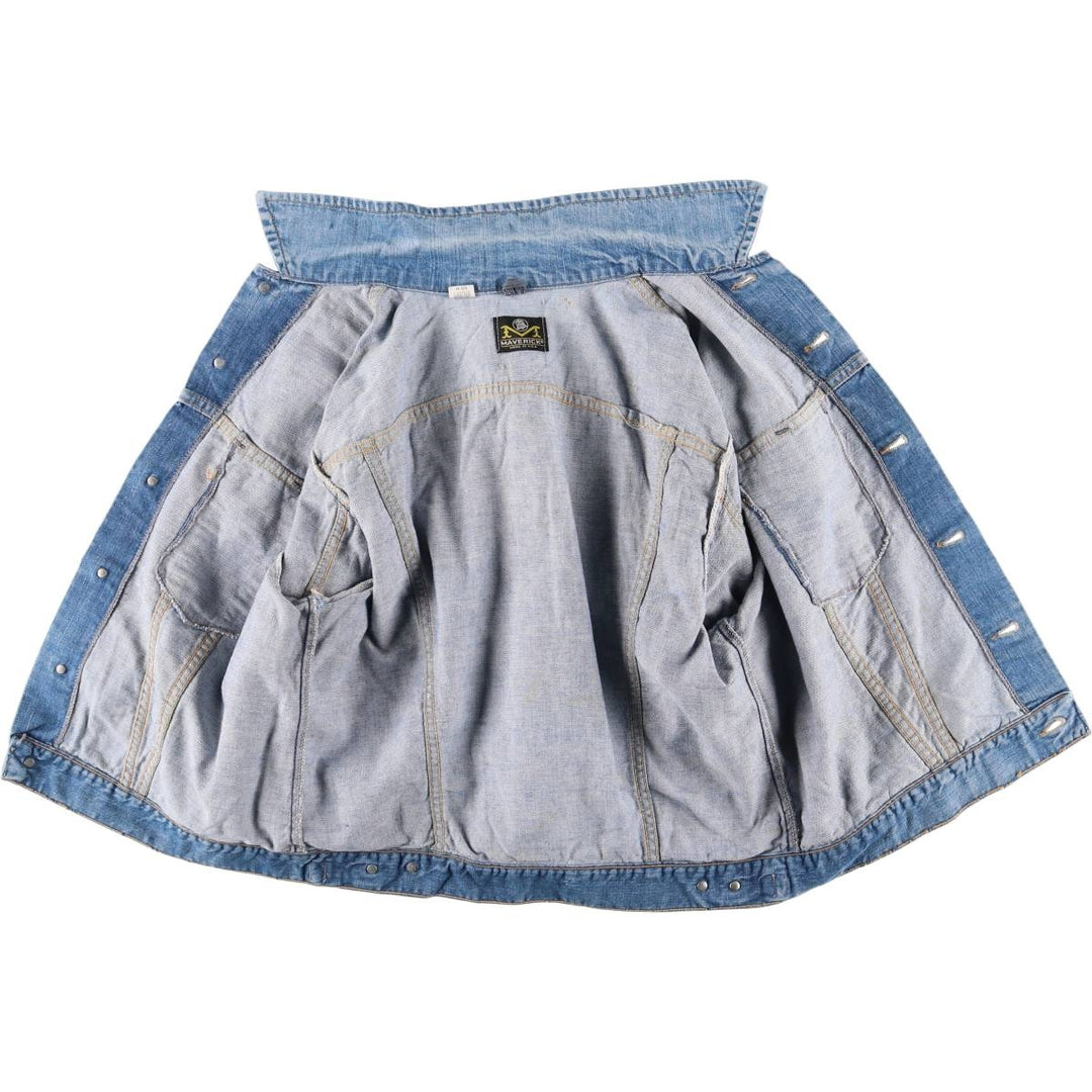 Vintage 70s-80'S Maverick Blue Bell denim jacket, Made in USA, Men's size M unclear blue type Vintage Second Hand