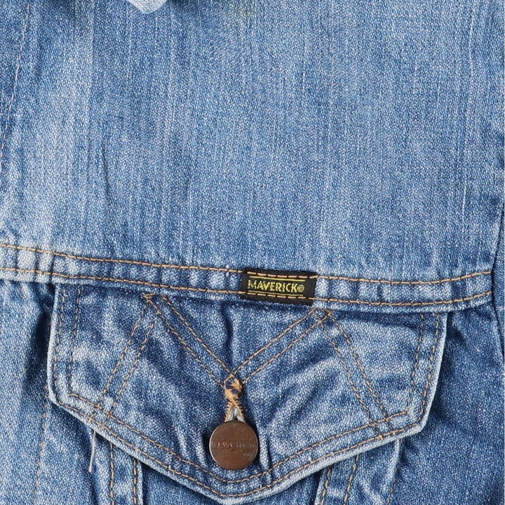 Vintage 70s-80'S Maverick Blue Bell denim jacket, Made in USA, Men's size M unclear blue type Vintage Second Hand
