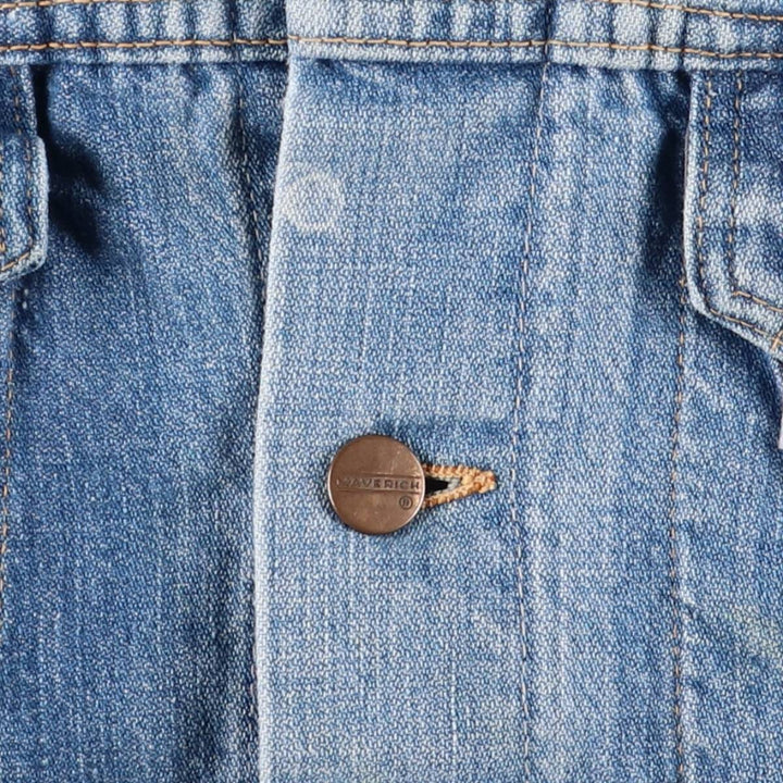Vintage 70s-80'S Maverick Blue Bell denim jacket, Made in USA, Men's size M unclear blue type Vintage Second Hand