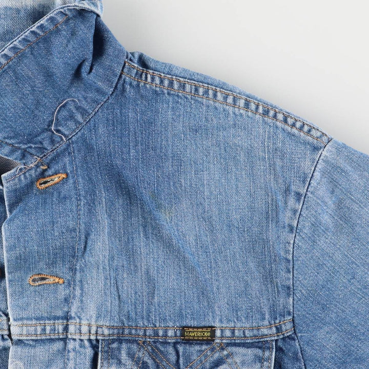 Vintage 70s-80'S Maverick Blue Bell denim jacket, Made in USA, Men's size M unclear blue type Vintage Second Hand