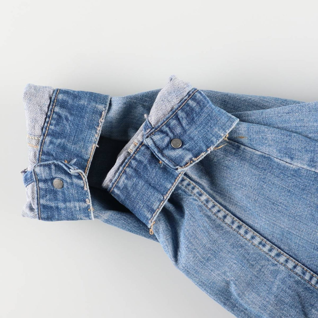 Vintage 70s-80'S Maverick Blue Bell denim jacket, Made in USA, Men's size M unclear blue type Vintage Second Hand