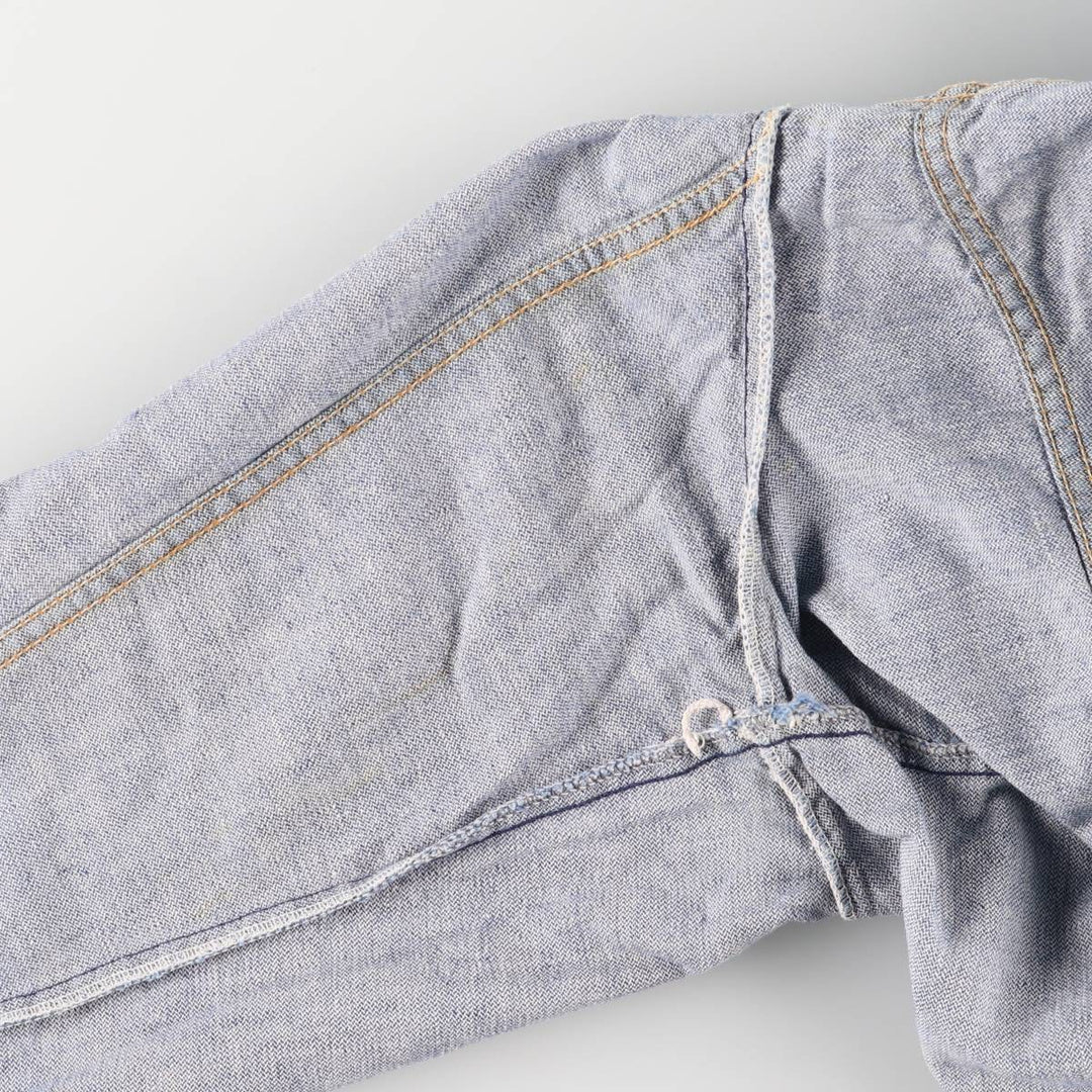 Vintage 70s-80'S Maverick Blue Bell denim jacket, Made in USA, Men's size M unclear blue type Vintage Second Hand