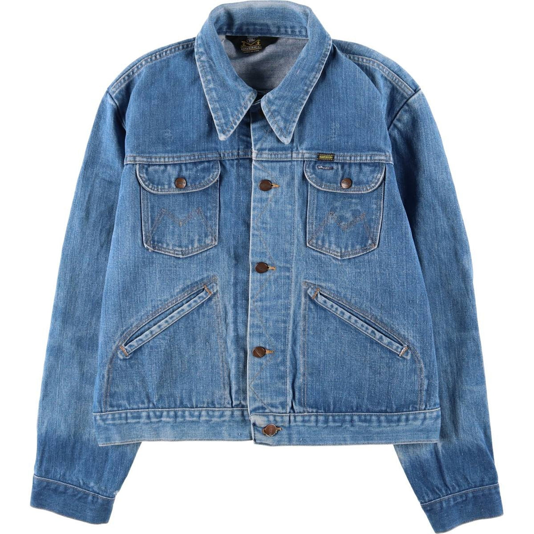 Vintage 70s-80'S Maverick Blue Bell denim jacket, Made in USA, Men's size M unclear blue type Vintage Second Hand