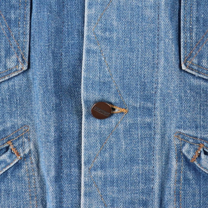 Vintage 70s-80'S Maverick Blue Bell denim jacket, Made in USA, Men's size M unclear blue type Vintage Second Hand